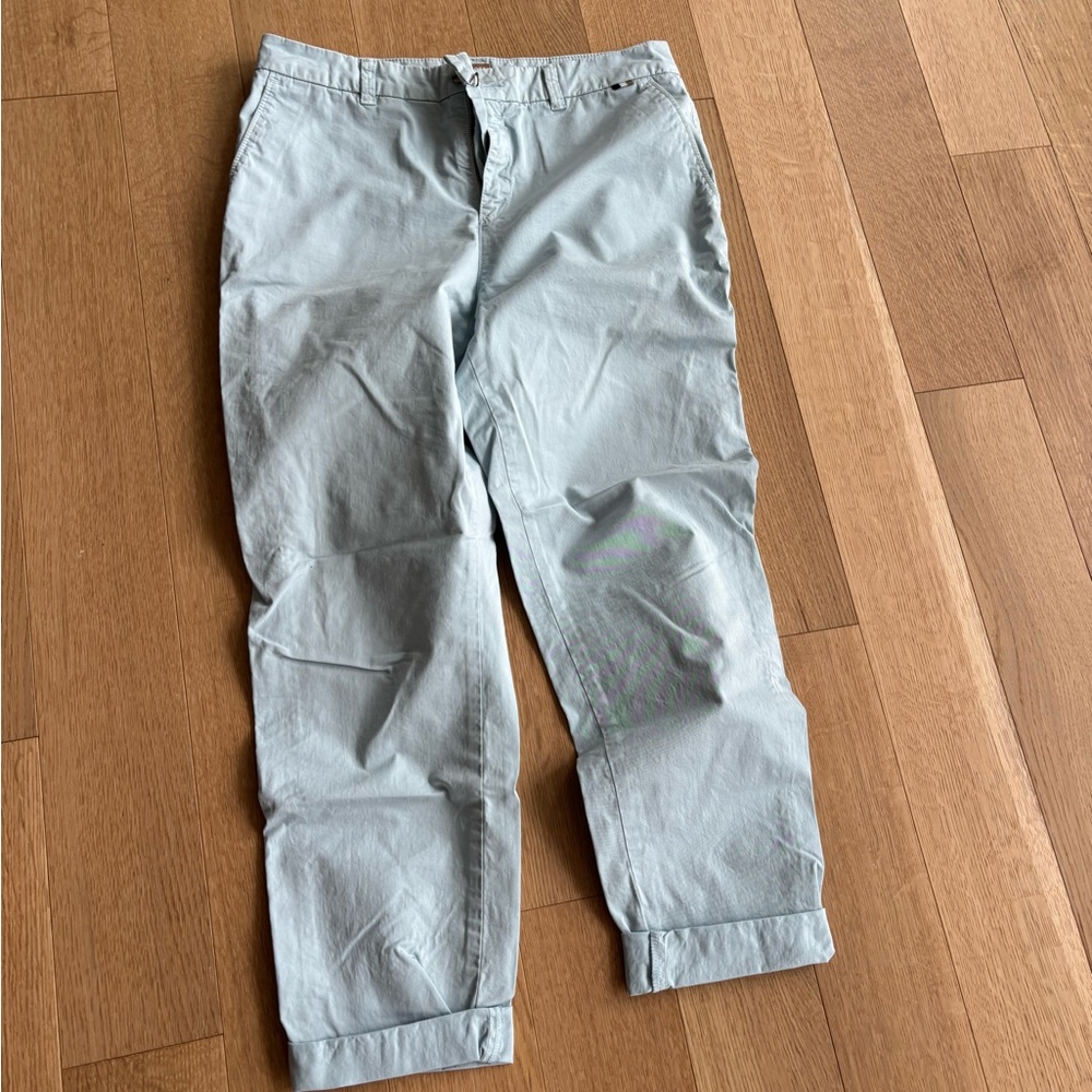 Hugo Boss pastel blue chinos